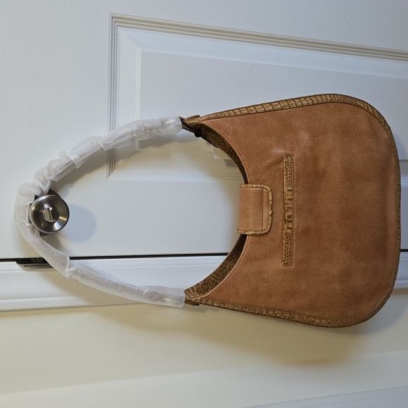 Brahmin Fallon Shoulder Bag In Tiramisu Adrift. NWT - Picture 2 of 16